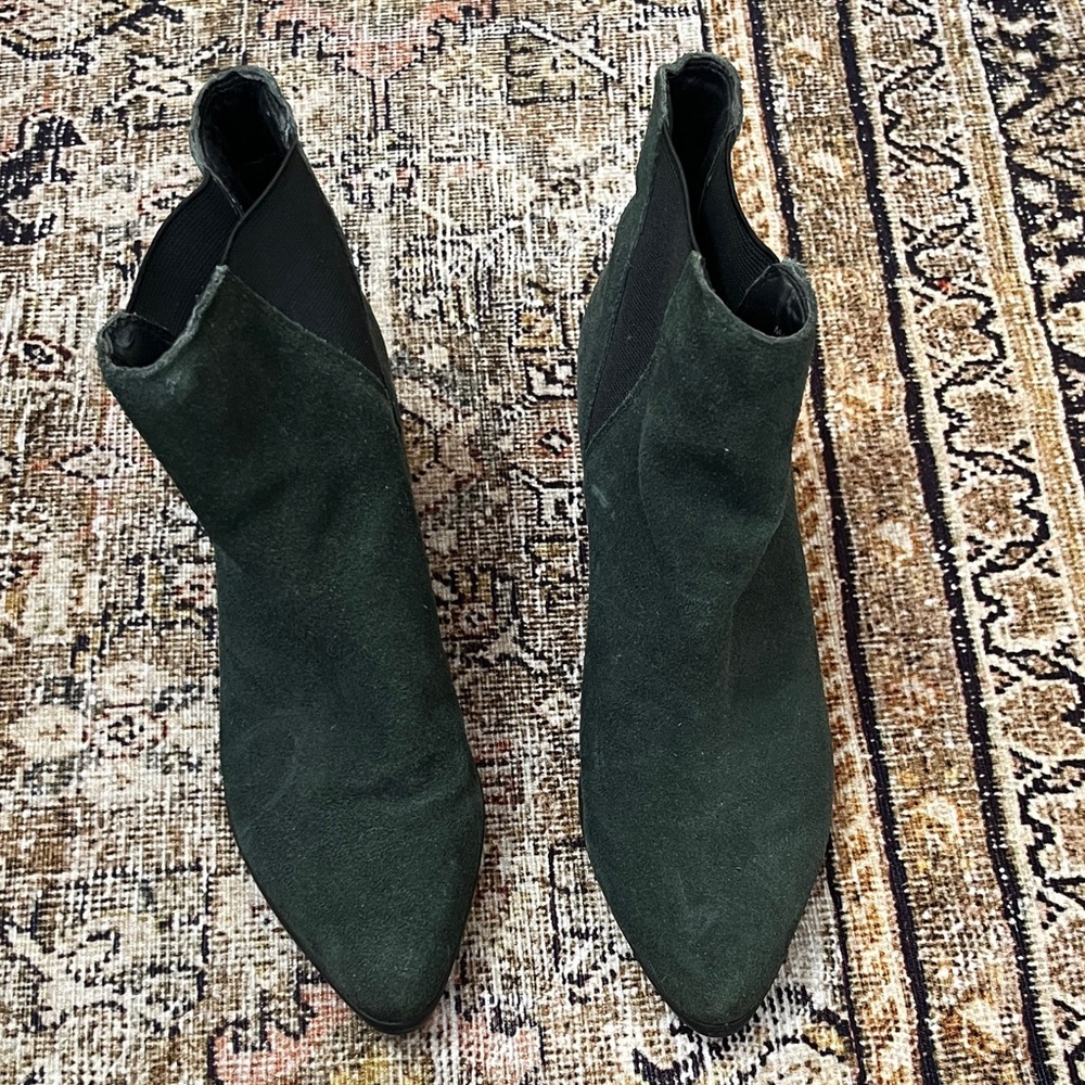 Urban Outfitters Dark Green Ankle Boots